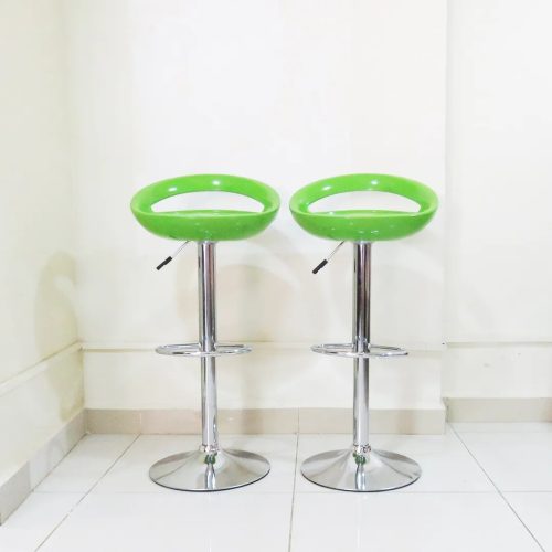 Contemporary Green Plastic Adjustable Height Barstool on sale in Kenya