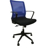 Ergonomic Seat with Mesh Back And Fabric Seat