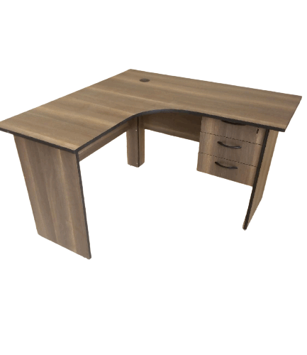 1.2m curved office desk