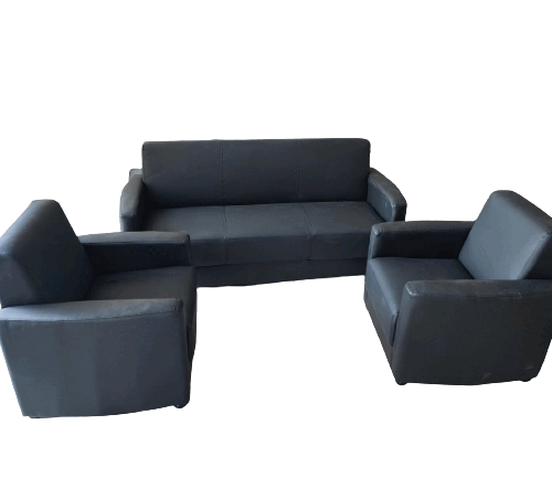 Black executive sofa