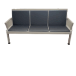 Heavy duty padded waiting bench